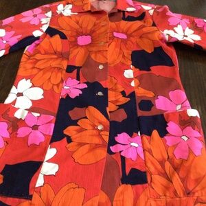 Vintage Jean Marie button-down smock blouse. Size medium.